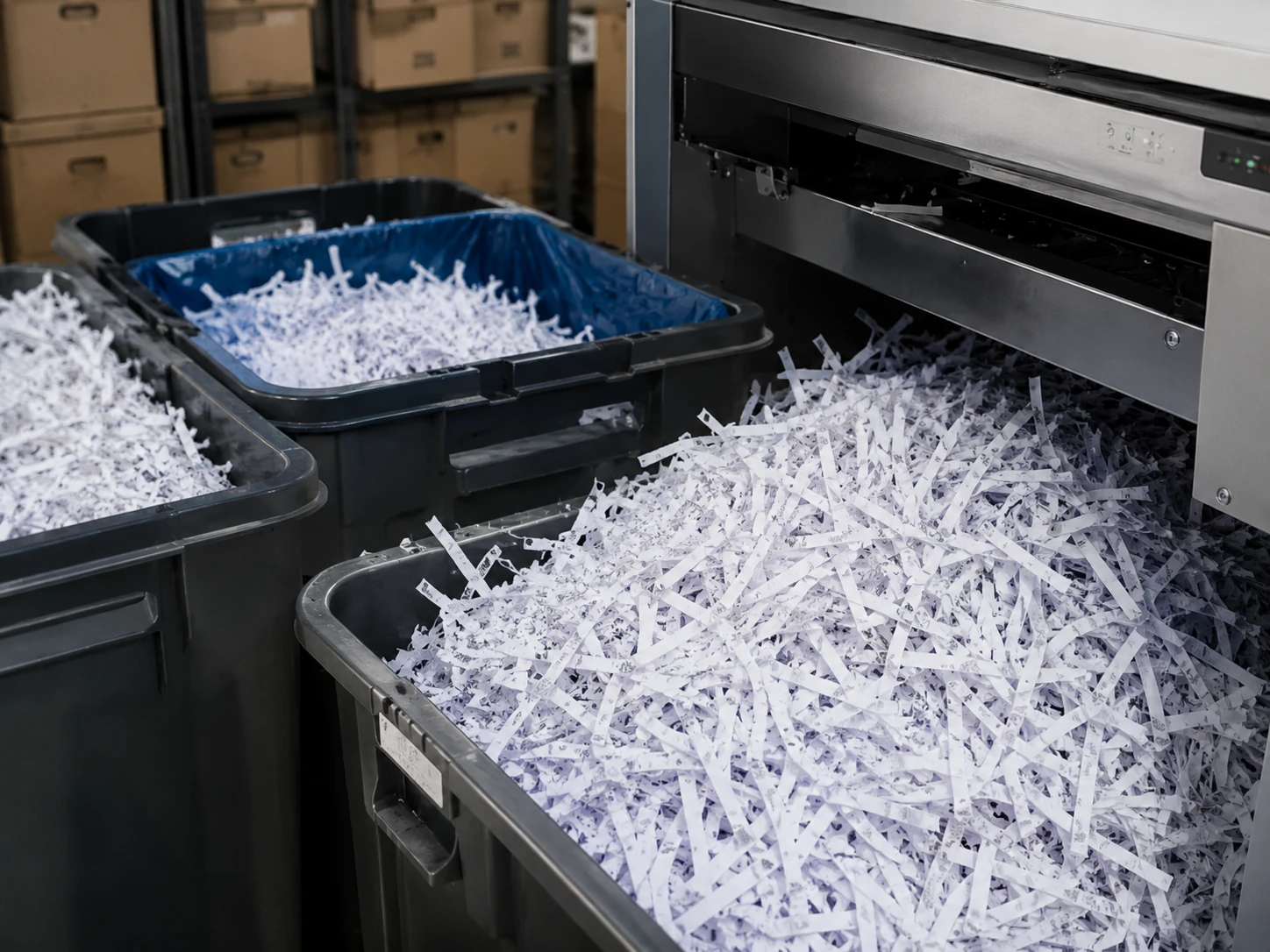 Destruction de documents confidentiels