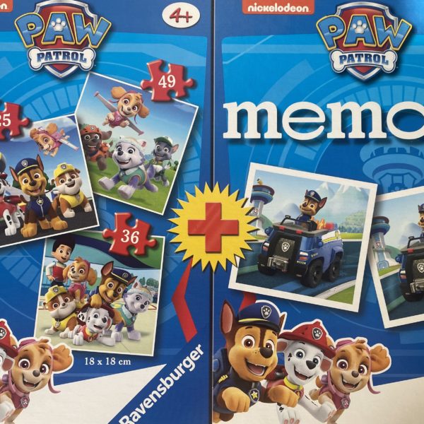 Memory + Puzzle Paw Patrol
