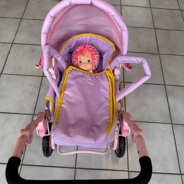 Poussette rose